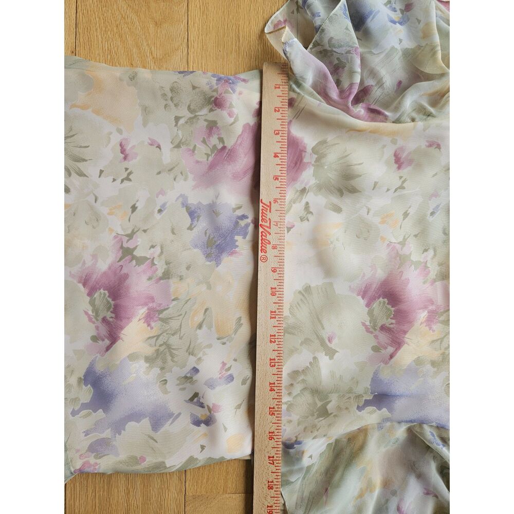 VTG Ursula of Switzerland Tiered flutter Floral Artistic Dress, women's 5/6 - Picture 3 of 12